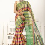 Multi-Color Cotton saree