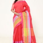 Red Cotton Saree
