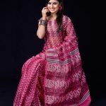 Multi-Color Muslin Jamdani Saree