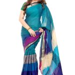 Multi-Color Mercerized Cotton Saree