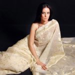 Off White Cotton Jamdani Saree