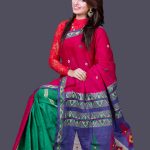 Multi-Color Mercerized Cotton  Saree