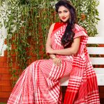 Multi-Color Mercerized Cotton  Saree