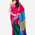 Multi-Color Half Silk Saree