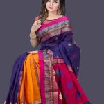 Multi-Color Mercerized Cotton Saree