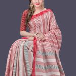 Multi-Color Khadi Cotton Saree