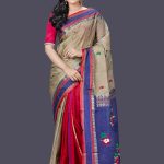 Multi-Color Mercerized Cotton Saree