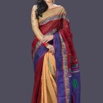 Multi-Color Mercerized Cotton Saree