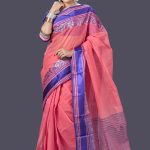 Pink Cotton Saree