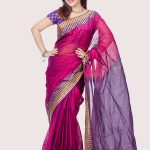 Multi-Color Mercerized Cotton Saree